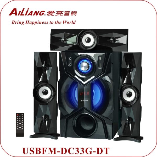 Ailiang USBFM-DC33G-DT 3.1 Bluetooth Home Theater Speaker System